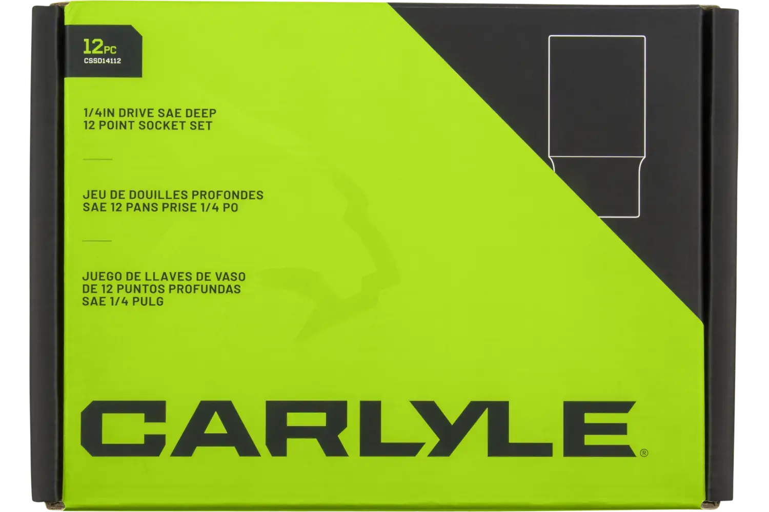 1/4 in. Drive Deep Chrome Socket Sets - SAE