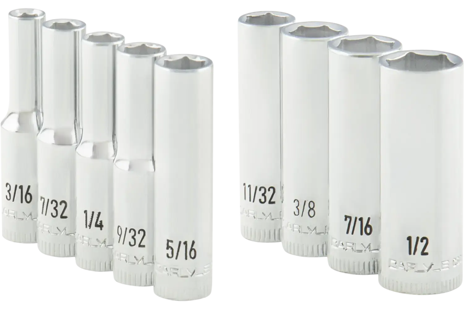 1/4 in. Drive Deep Chrome Socket Sets - SAE