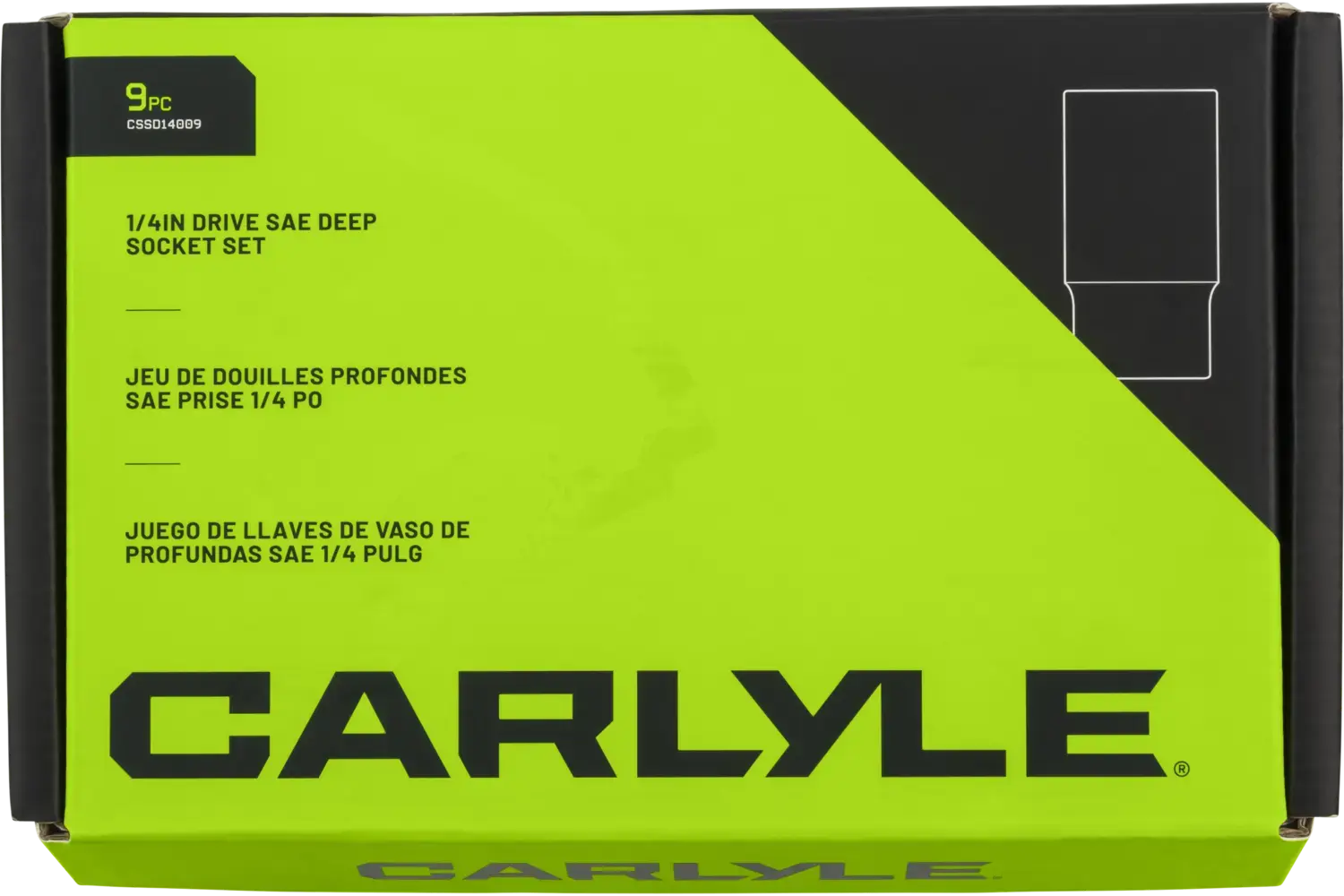 1/4 in. Drive Deep Chrome Socket Sets - SAE