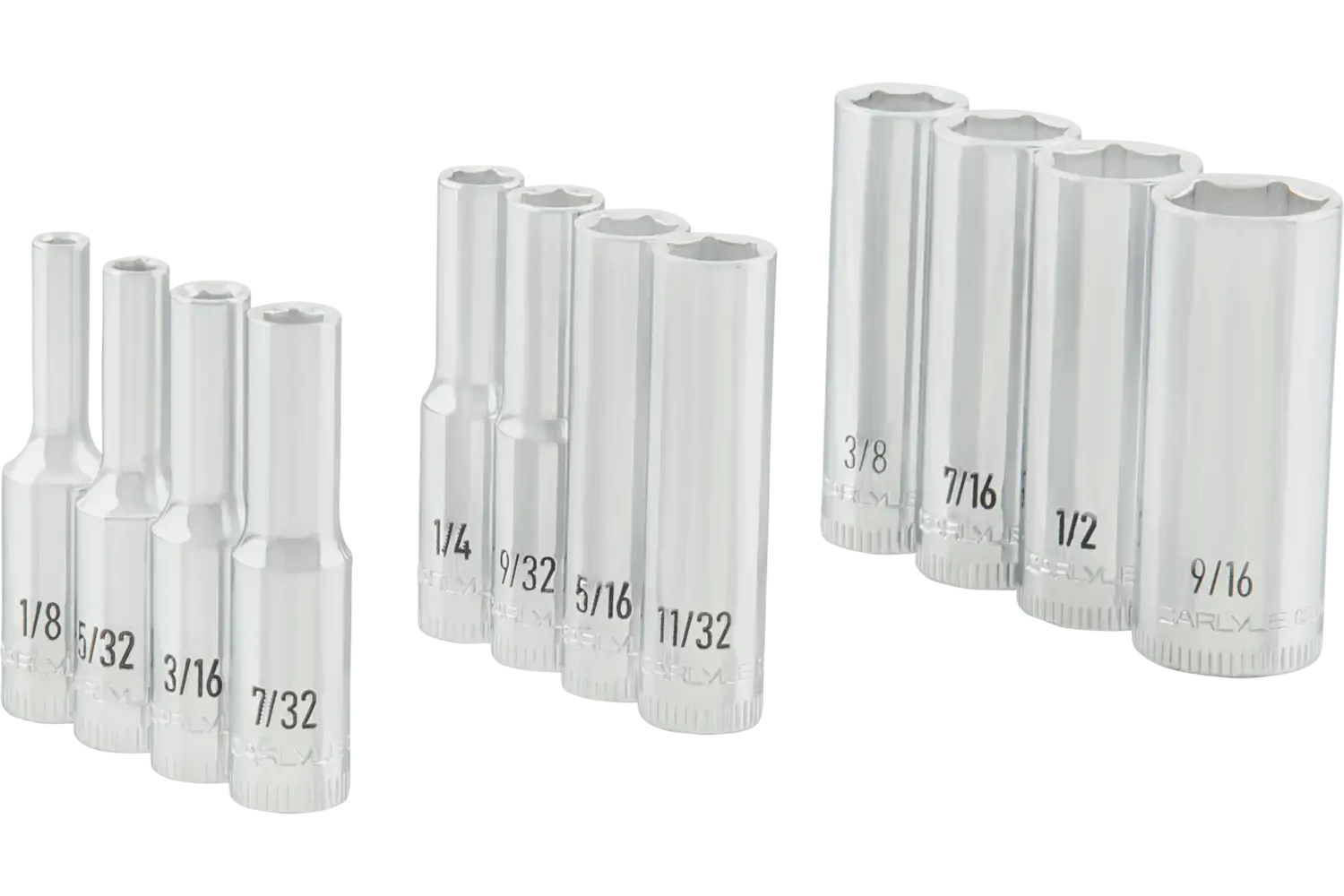 1/4 in. Drive Deep Chrome Socket Sets - SAE