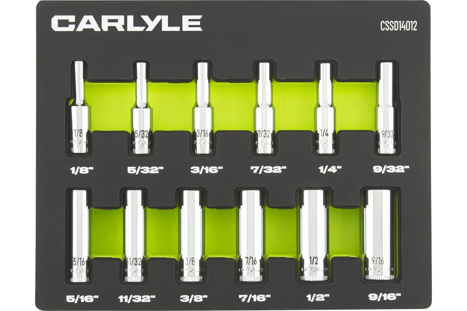 1/4 in. Drive Deep Chrome Socket Sets - SAE