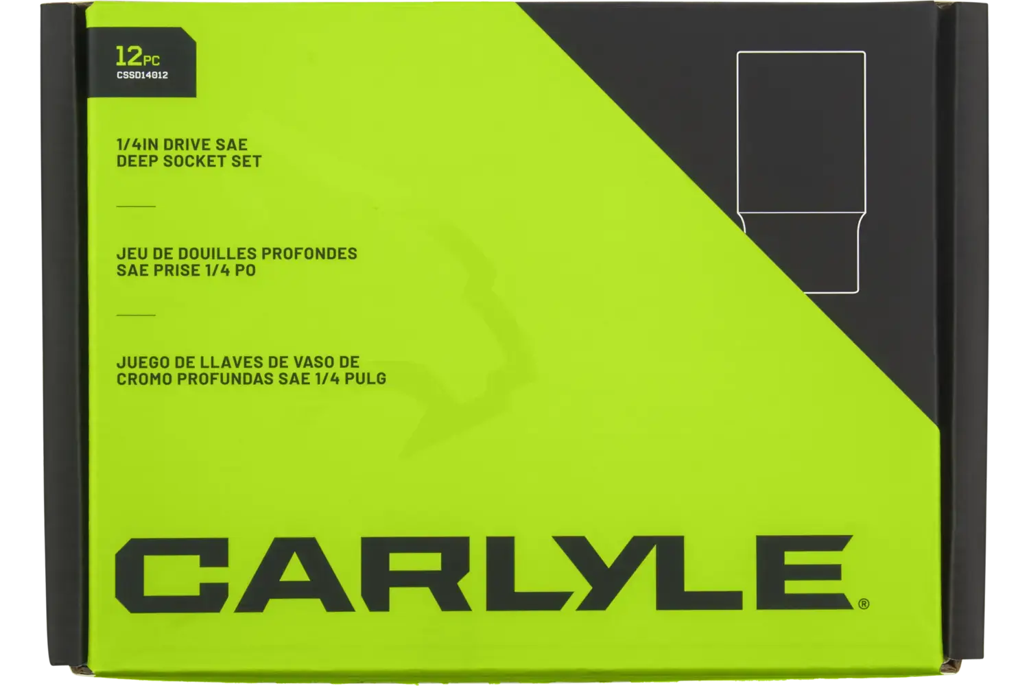 1/4 in. Drive Deep Chrome Socket Sets - SAE