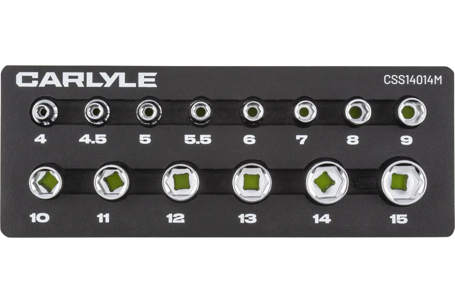 1/4 in. Drive Standard Depth Chrome Socket Sets - Metric