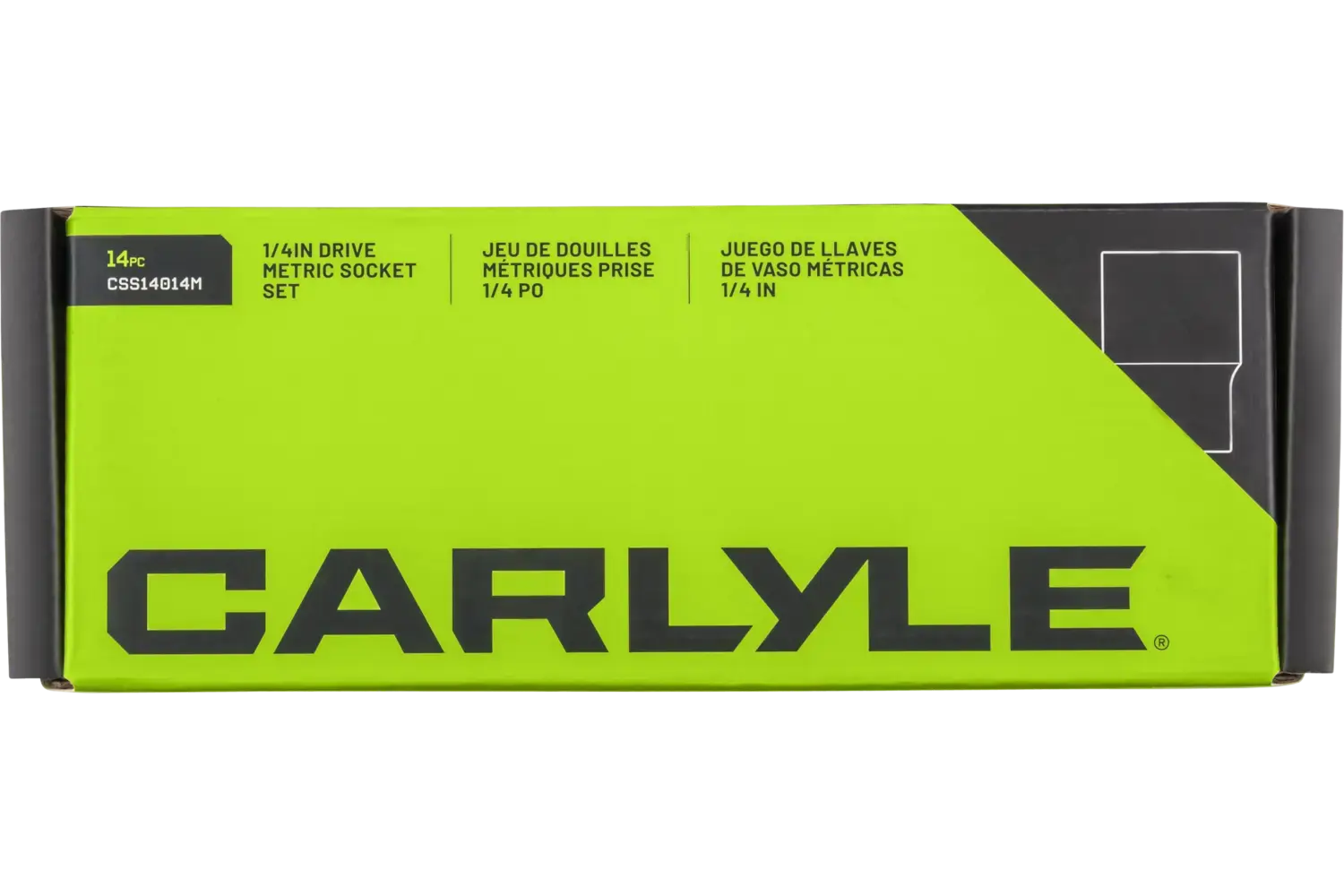 1/4 in. Drive Standard Depth Chrome Socket Sets - Metric