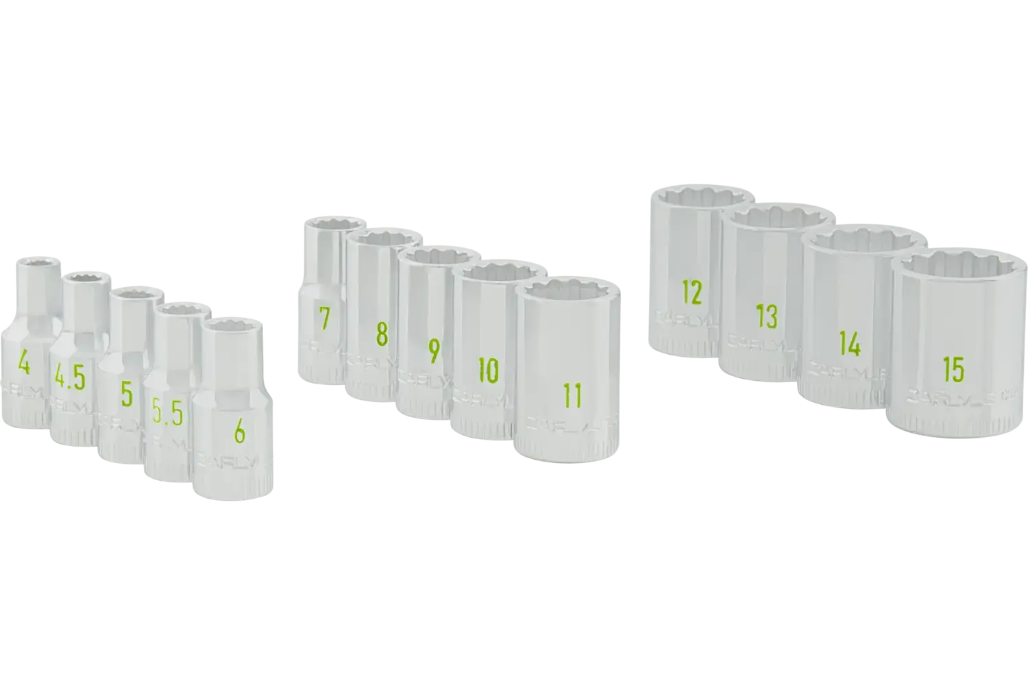 1/4 in. Drive Standard Depth Chrome Socket Sets - Metric