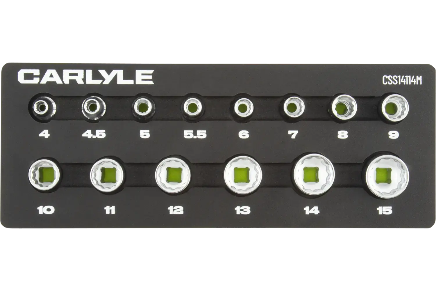 1/4 in. Drive Standard Depth Chrome Socket Sets - Metric