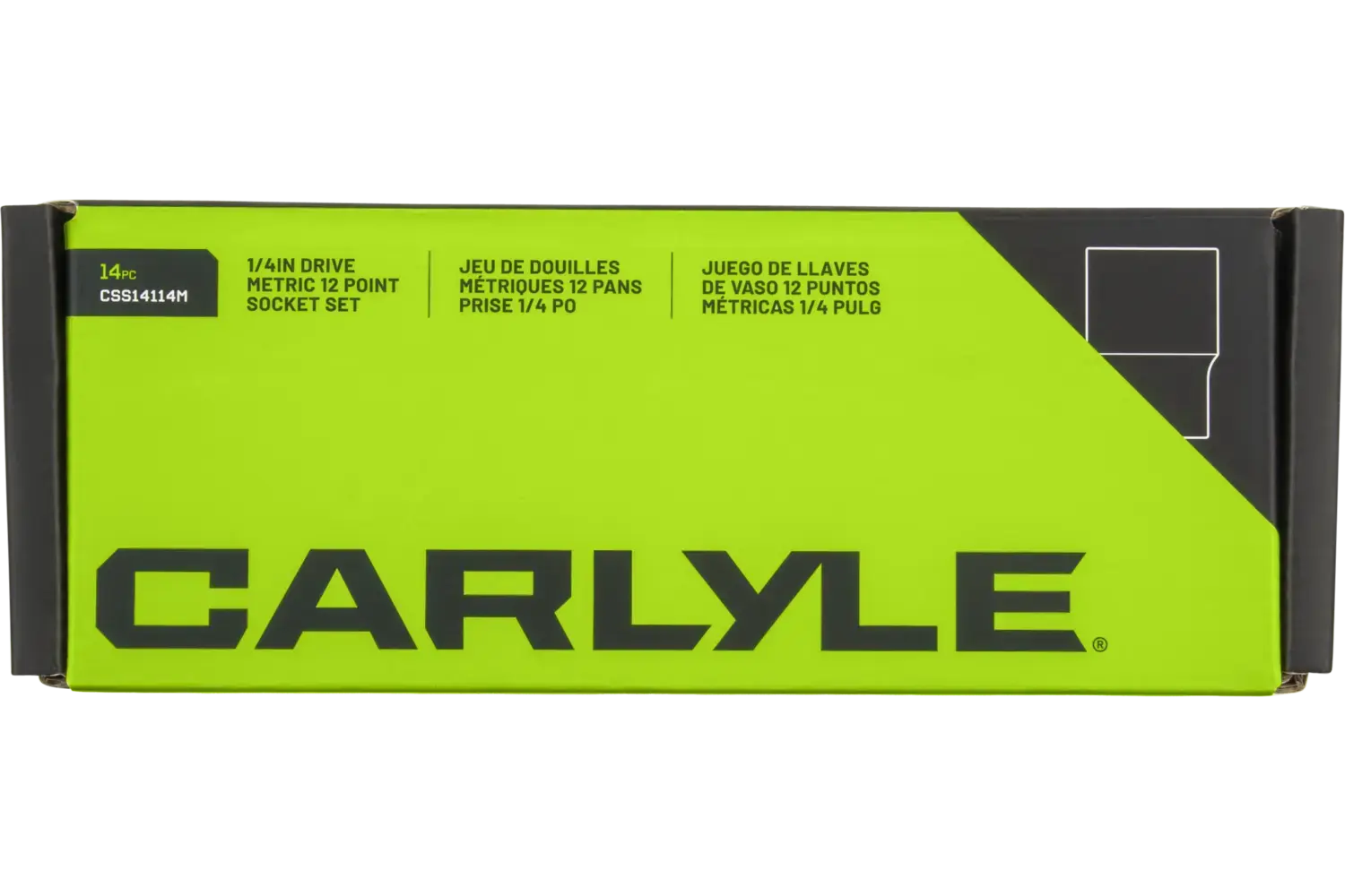 1/4 in. Drive Standard Depth Chrome Socket Sets - Metric