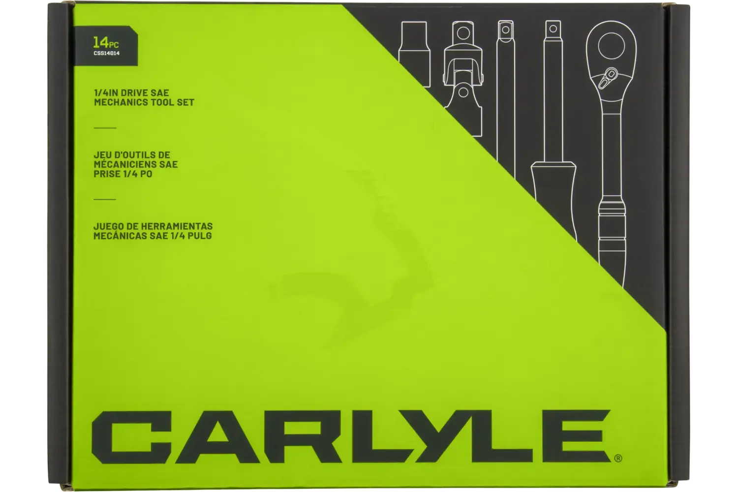 1/4 in. Drive Standard Depth Chrome Socket Tool Sets - SAE