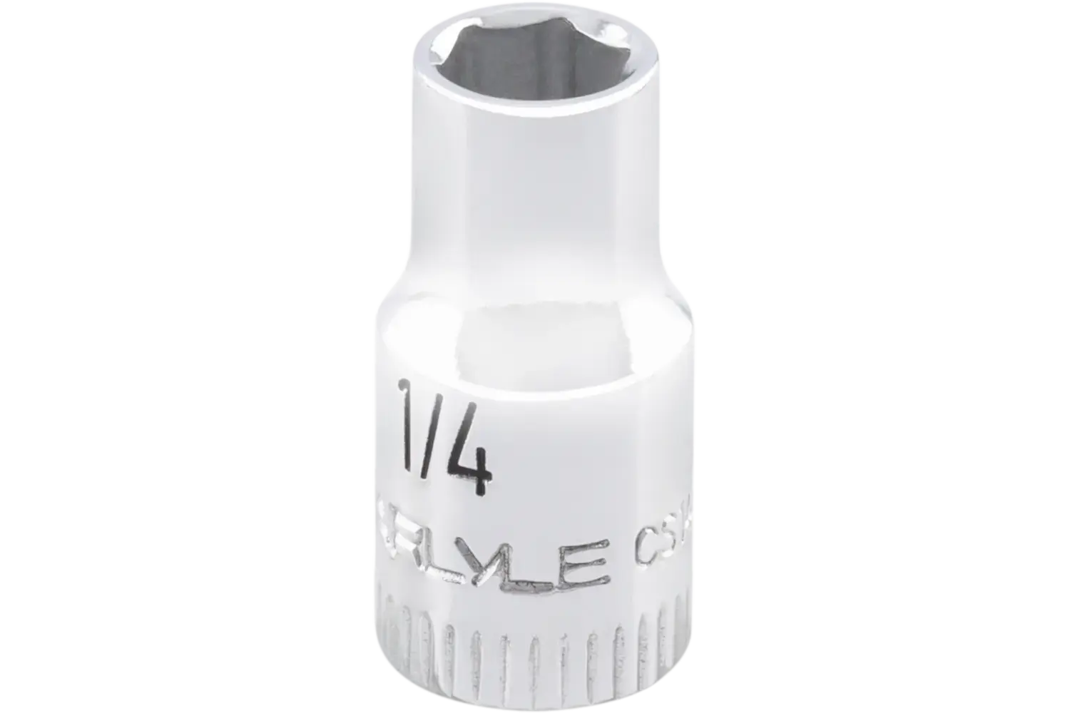 1/4 in. Drive Standard Depth Chrome Sockets - SAE