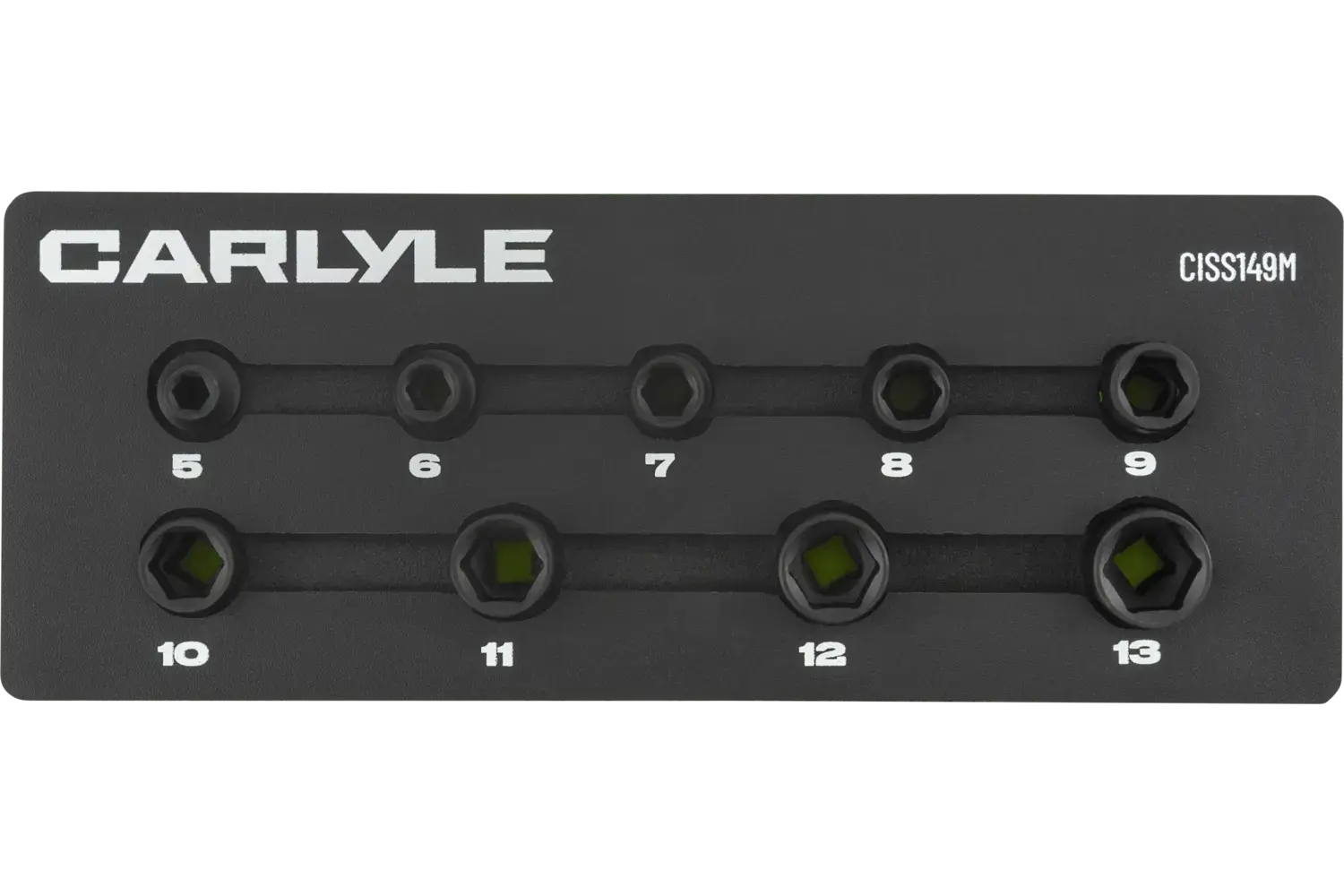 1/4 in. Drive Standard Depth Impact Socket Sets - Metric