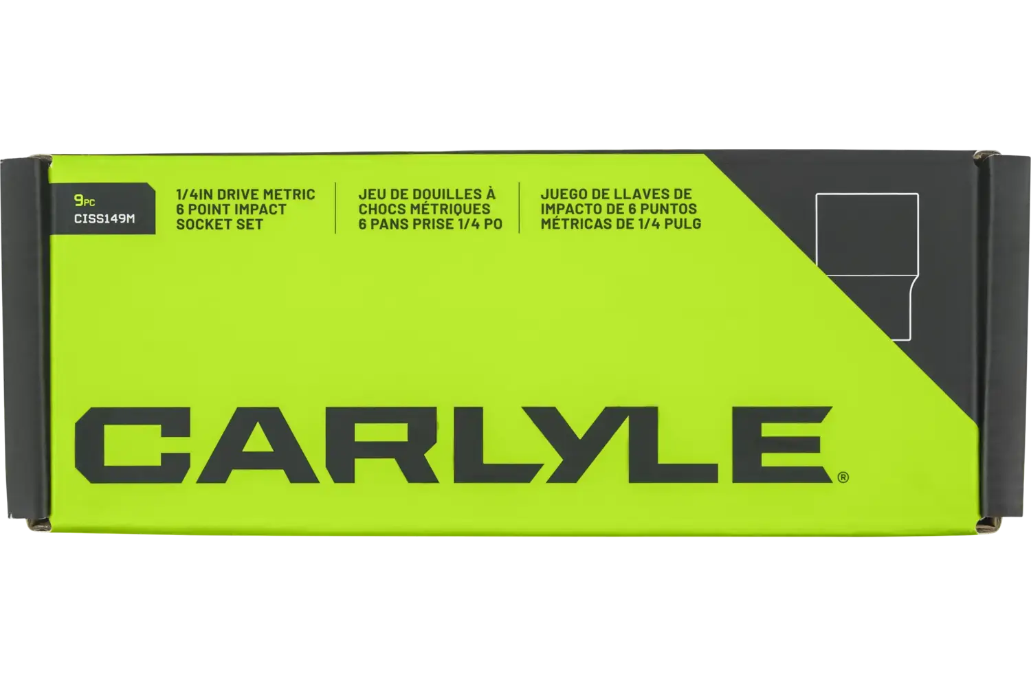 1/4 in. Drive Standard Depth Impact Socket Sets - Metric