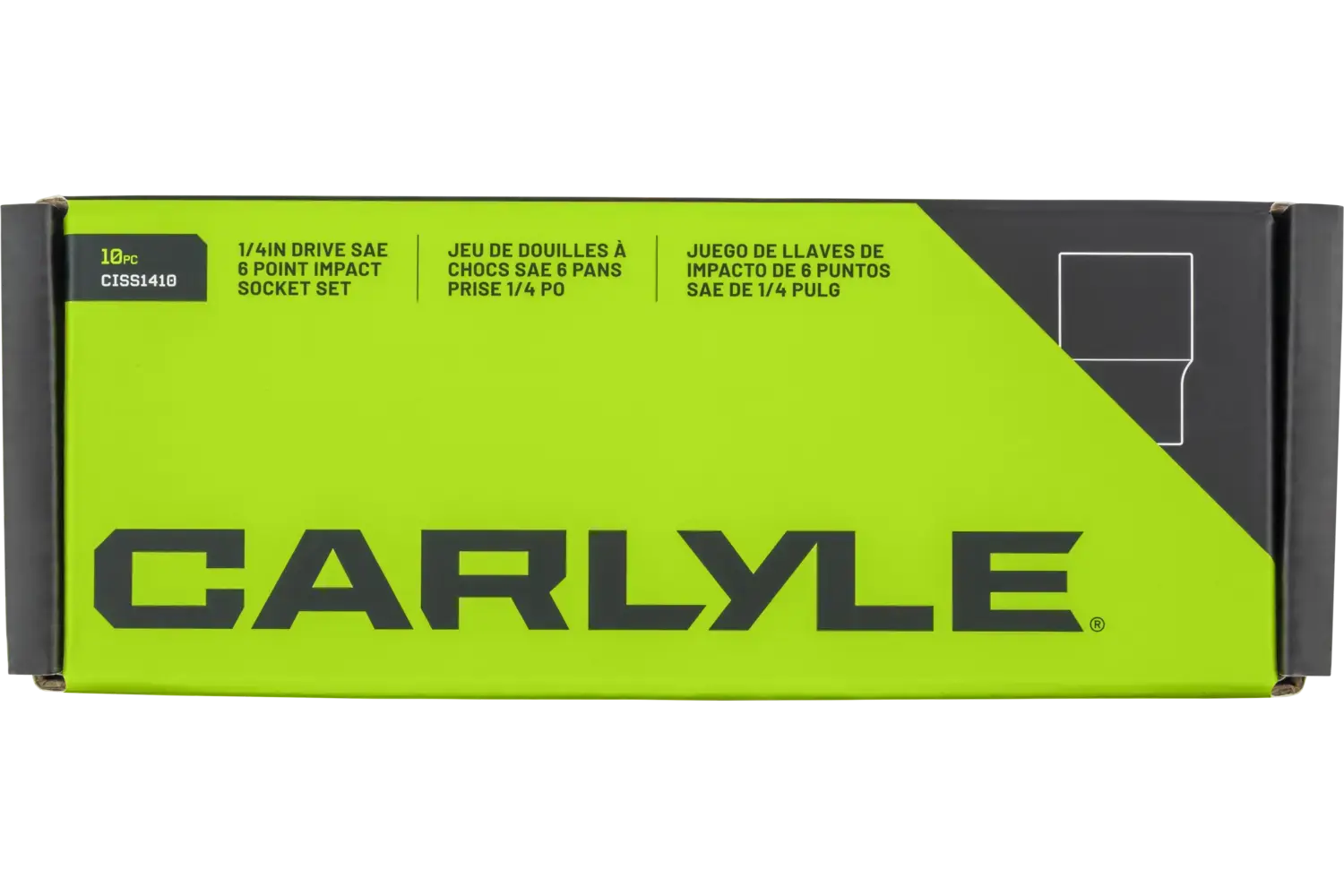 1/4 in. Drive Standard Depth Impact Socket Sets - SAE