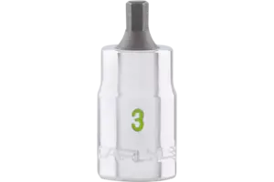 1/4 in. Drive Stubby Hex Chrome Sockets - Metric