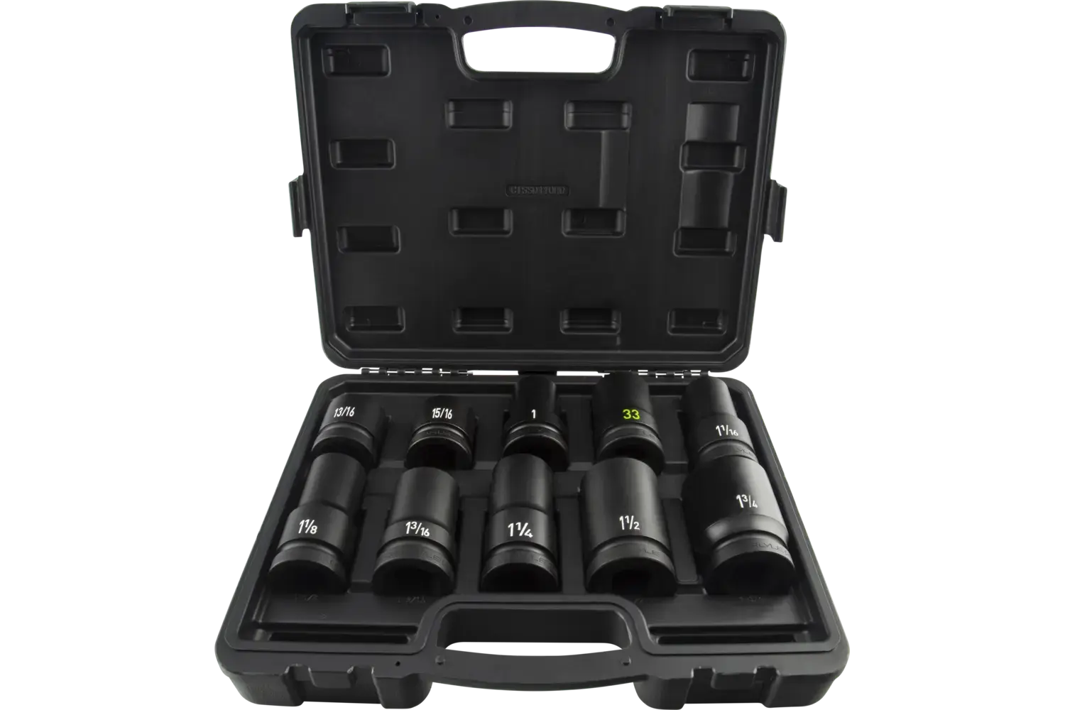 1 in. Drive Deep Heavy Duty Wheel Impact Socket Sets - SAE & Metric