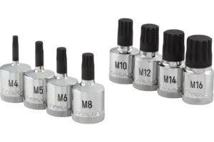 1 in. Drive Standard Depth Budd Wheel Impact Sockets - SAE