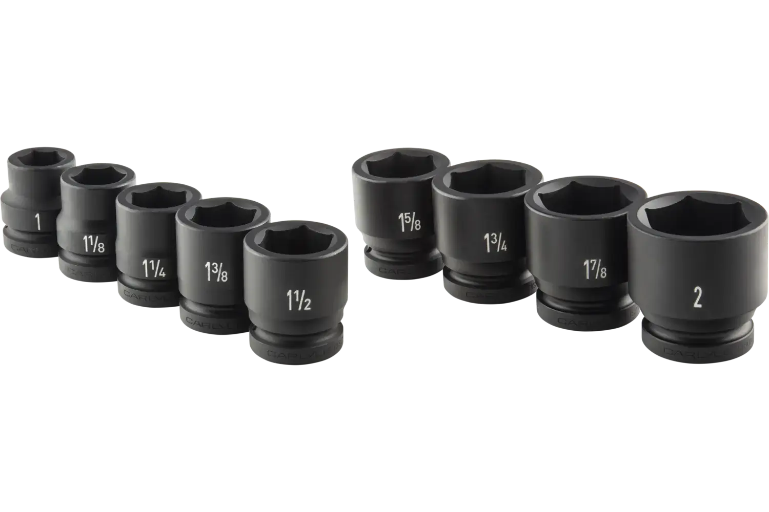 1 in. Drive Standard Depth Impact Socket Sets - SAE