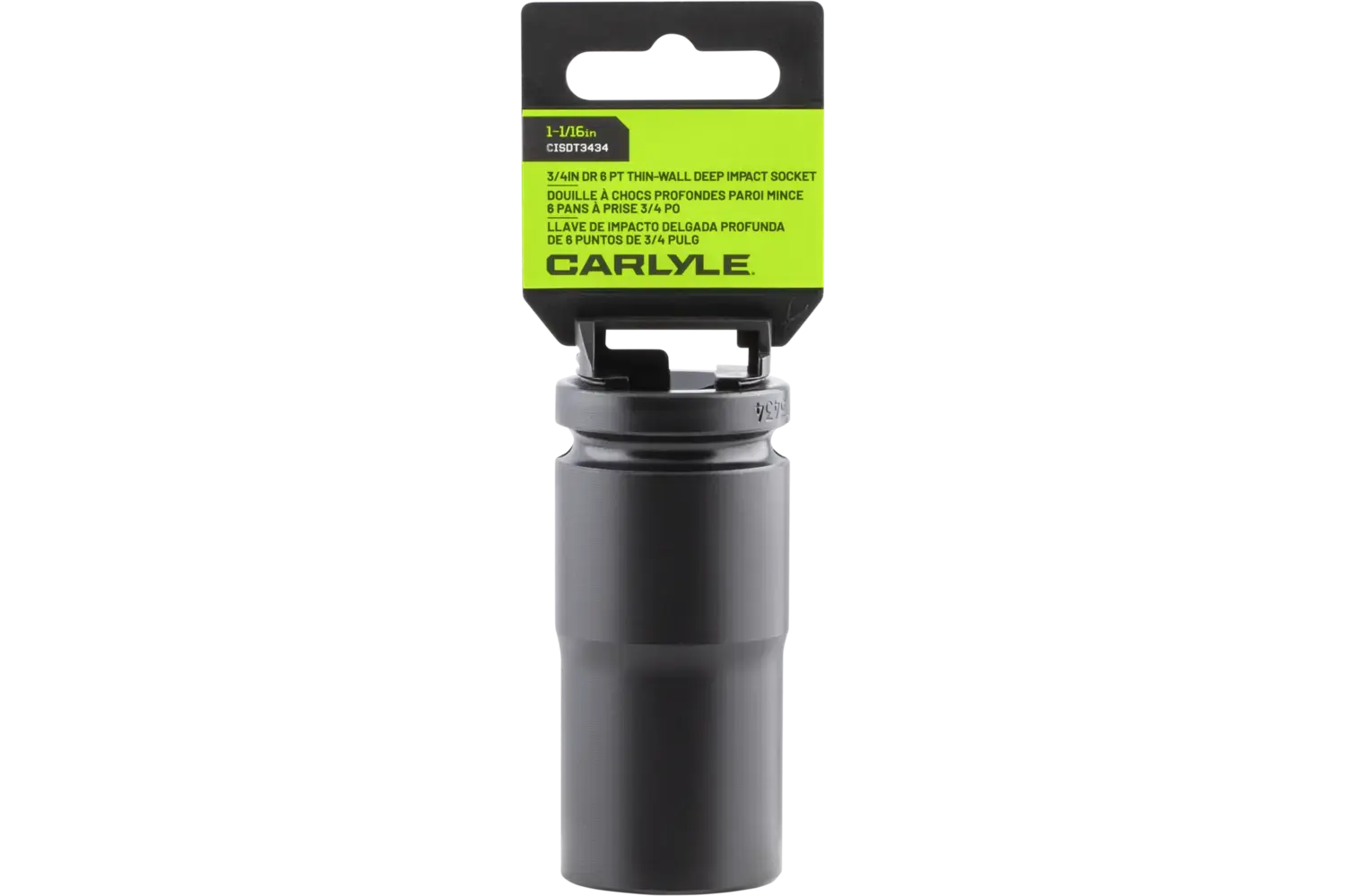 3/4 in. Drive Deep Thin-Wall Impact Sockets - SAE