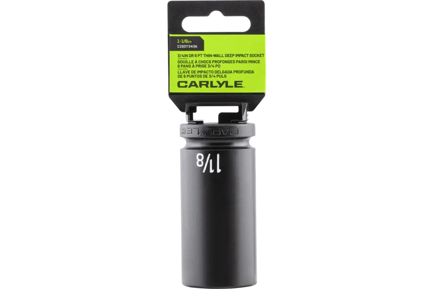 3/4 in. Drive Deep Thin-Wall Impact Sockets - SAE