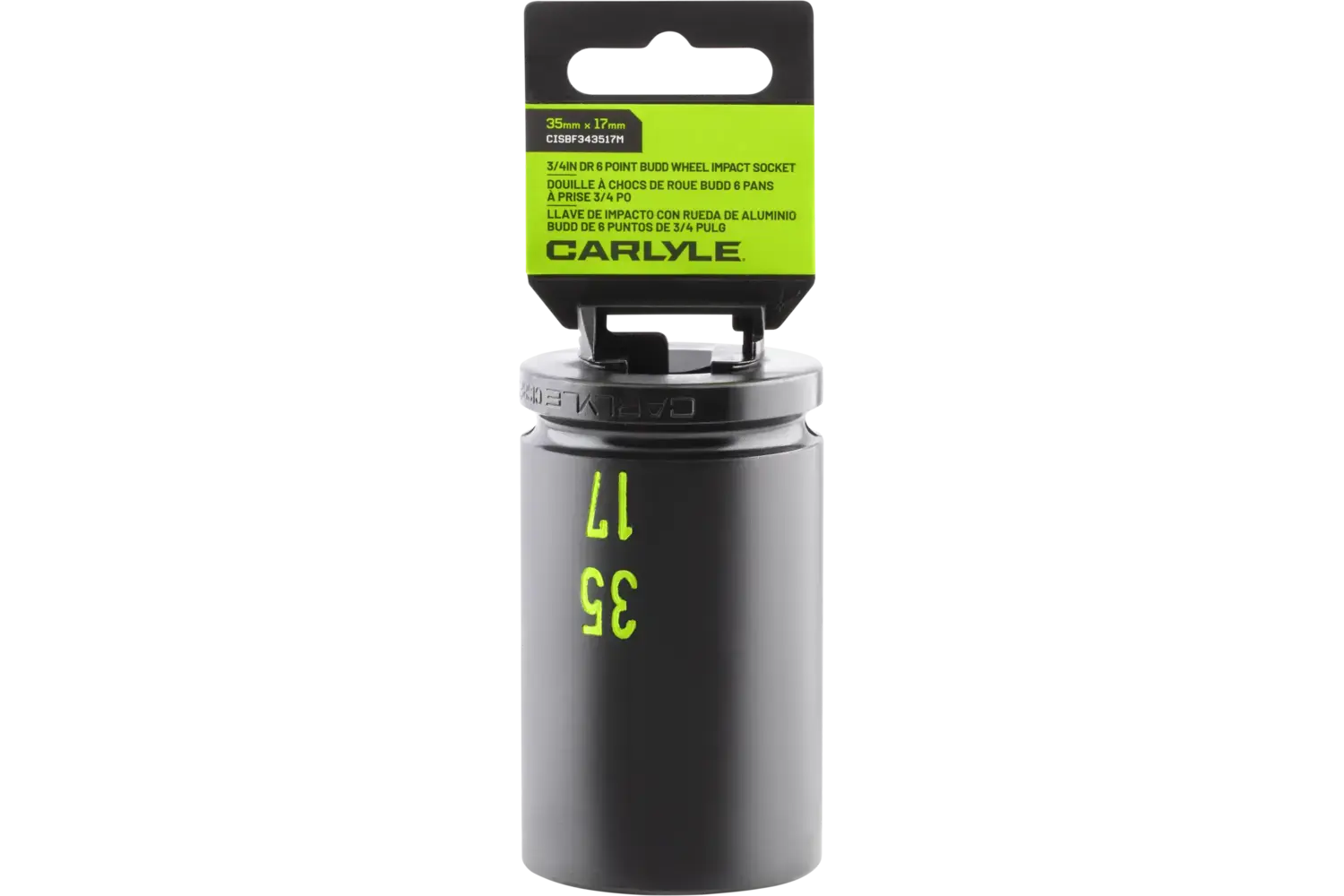 3/4 in. Drive Standard Depth Budd Wheel Flip Impact Sockets - Metric