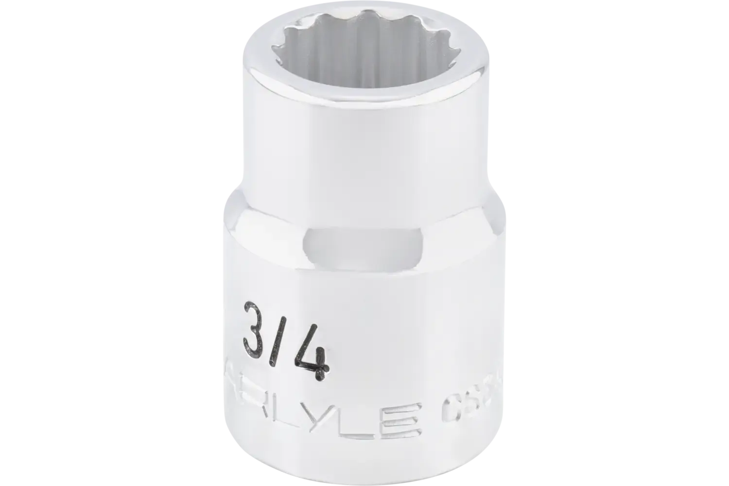 3/4 in. Drive Standard Depth Chrome Sockets - SAE