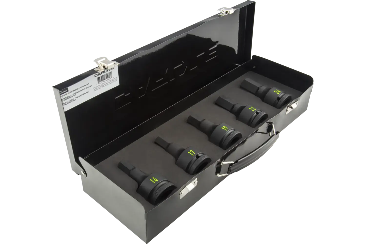 3/4 in. Drive Standard Depth Hex Bit Impact Socket Sets - Metric