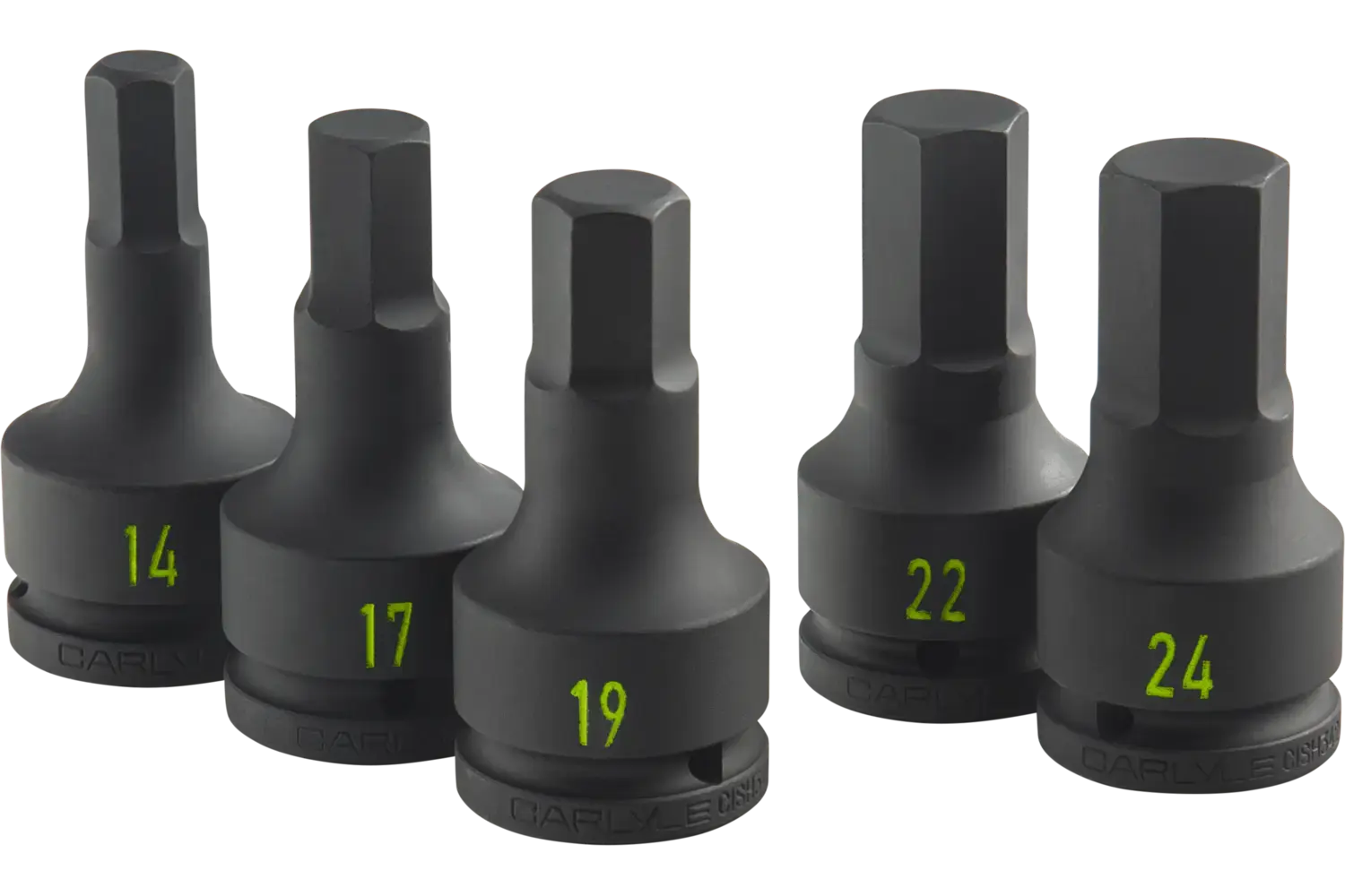 3/4 in. Drive Standard Depth Hex Bit Impact Socket Sets - Metric