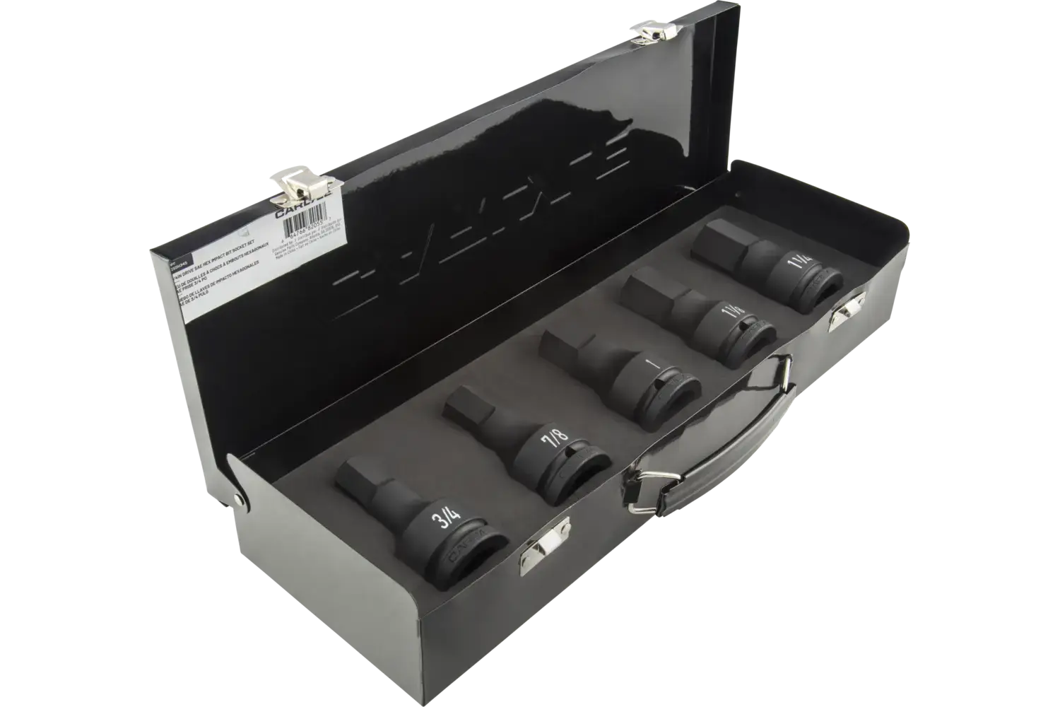 3/4 in. Drive Standard Depth Hex Bit Impact Socket Sets - SAE