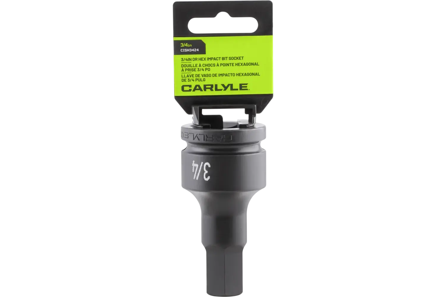3/4 in. Drive Standard Depth Hex Bit Impact Sockets - SAE