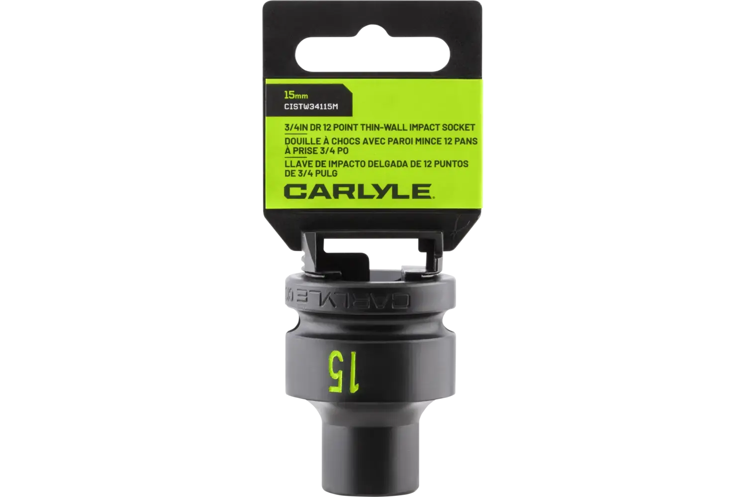 3/4 in. Drive Standard Depth Thin-Wall Impact Sockets - Metric