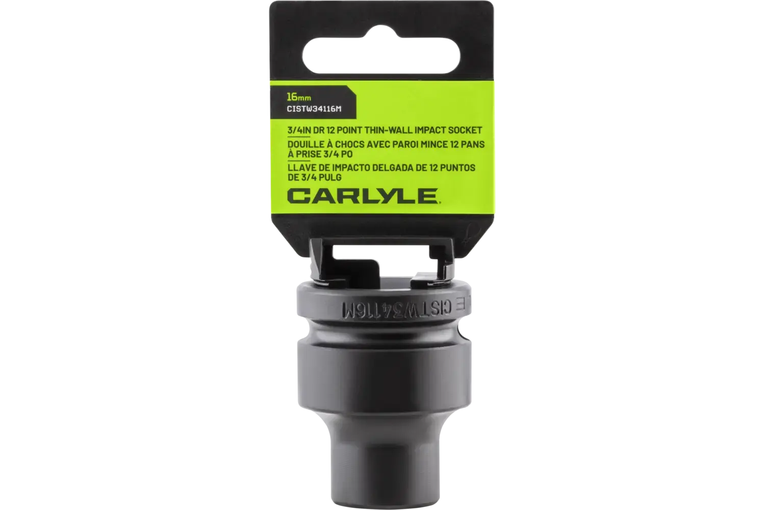 3/4 in. Drive Standard Depth Thin-Wall Impact Sockets - Metric