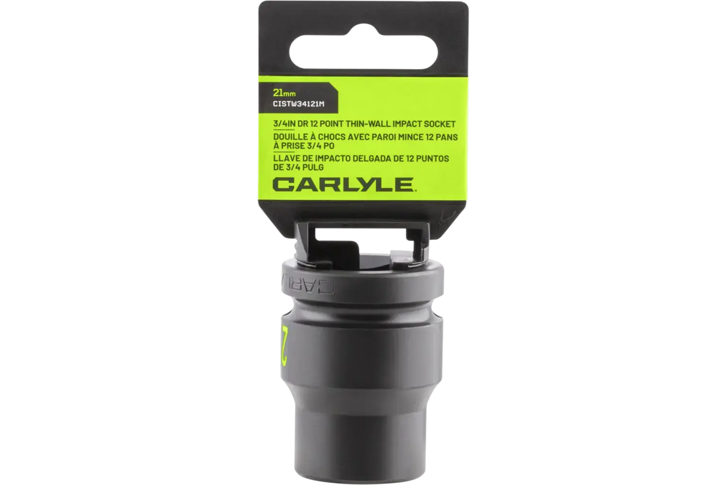 3/4 in. Drive Standard Depth Thin-Wall Impact Sockets - Metric