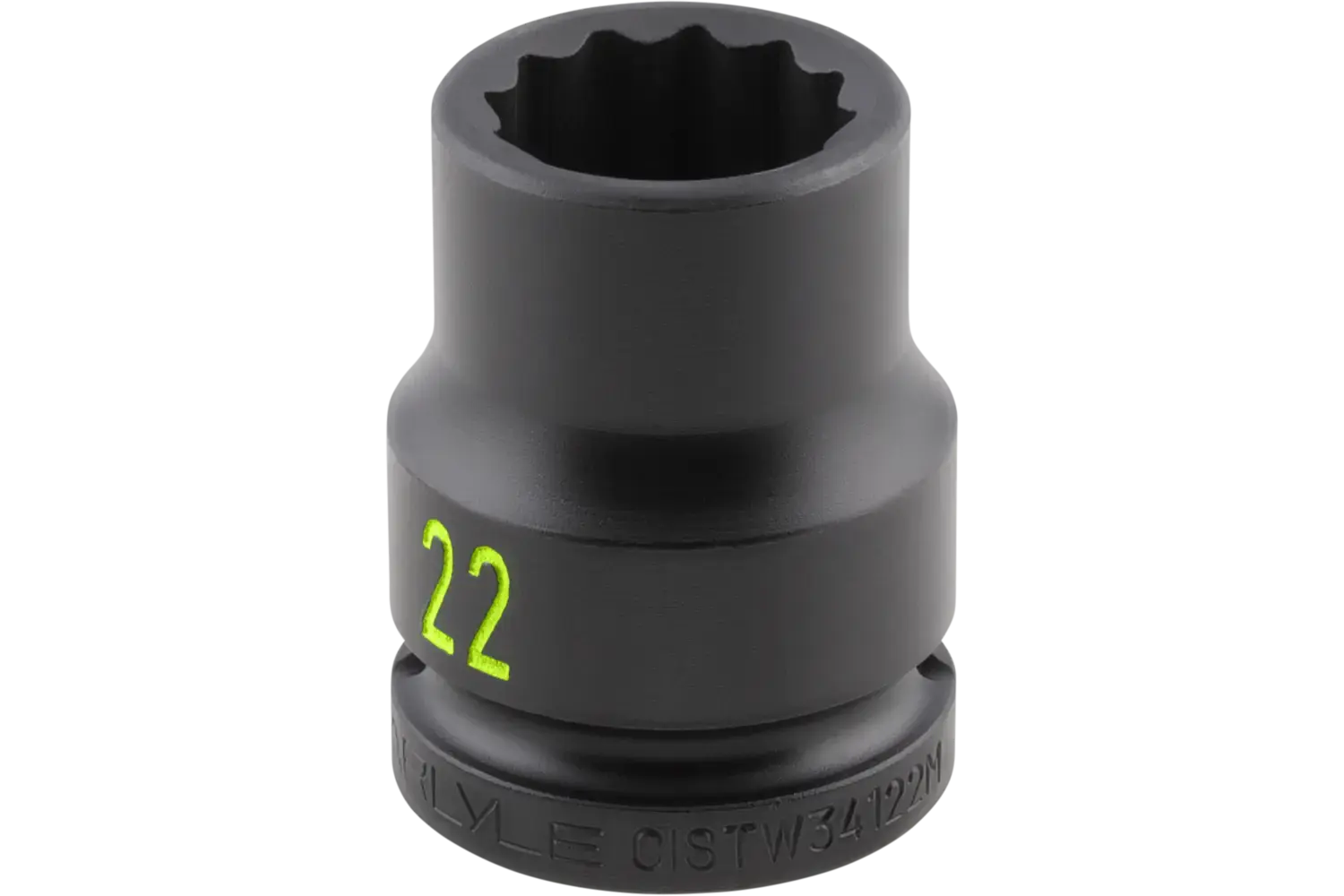 3/4 in. Drive Standard Depth Thin-Wall Impact Sockets - Metric
