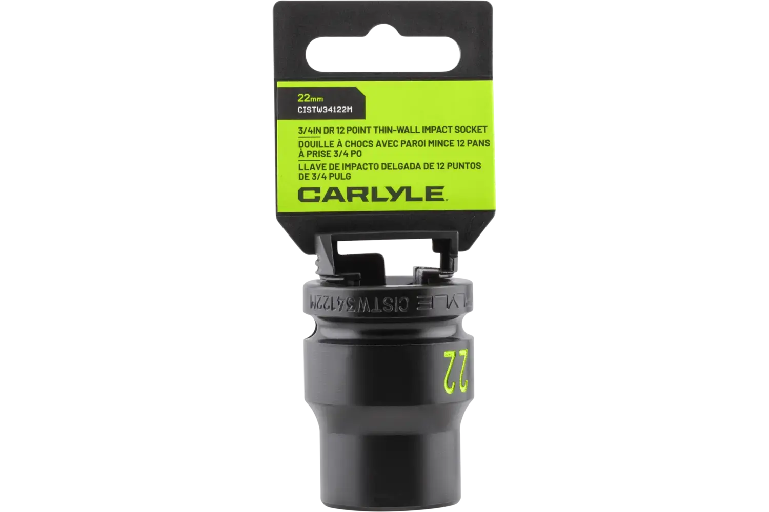 3/4 in. Drive Standard Depth Thin-Wall Impact Sockets - Metric