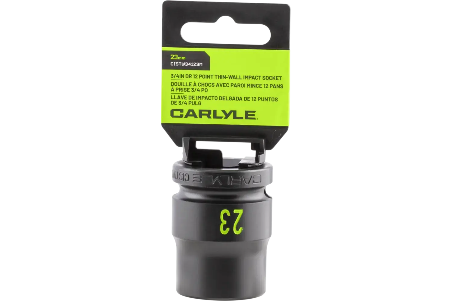 3/4 in. Drive Standard Depth Thin-Wall Impact Sockets - Metric