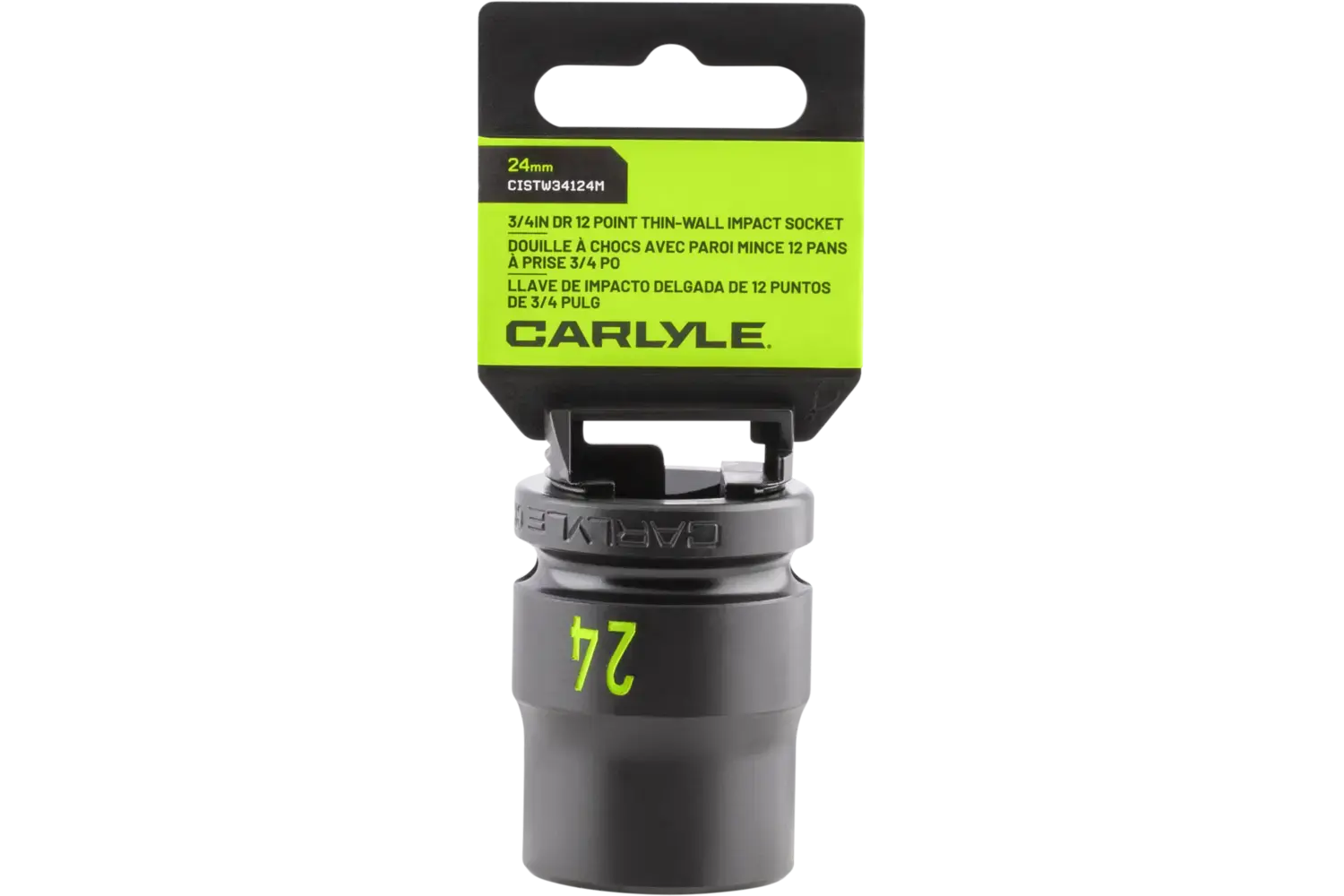 3/4 in. Drive Standard Depth Thin-Wall Impact Sockets - Metric