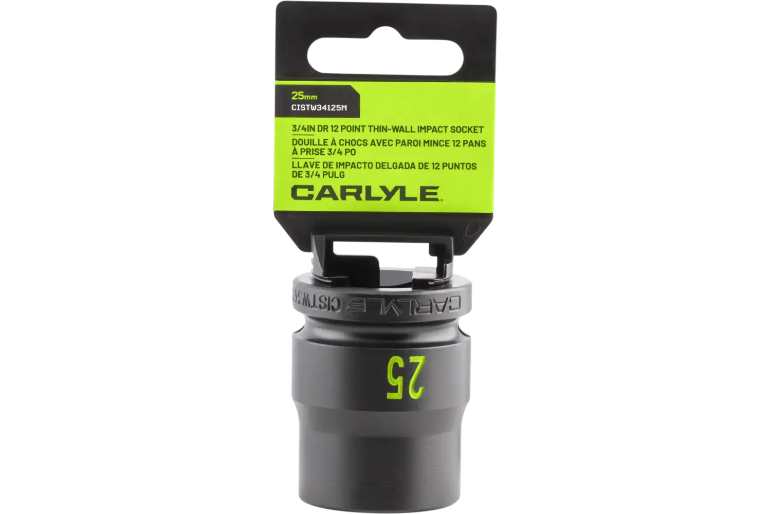 3/4 in. Drive Standard Depth Thin-Wall Impact Sockets - Metric