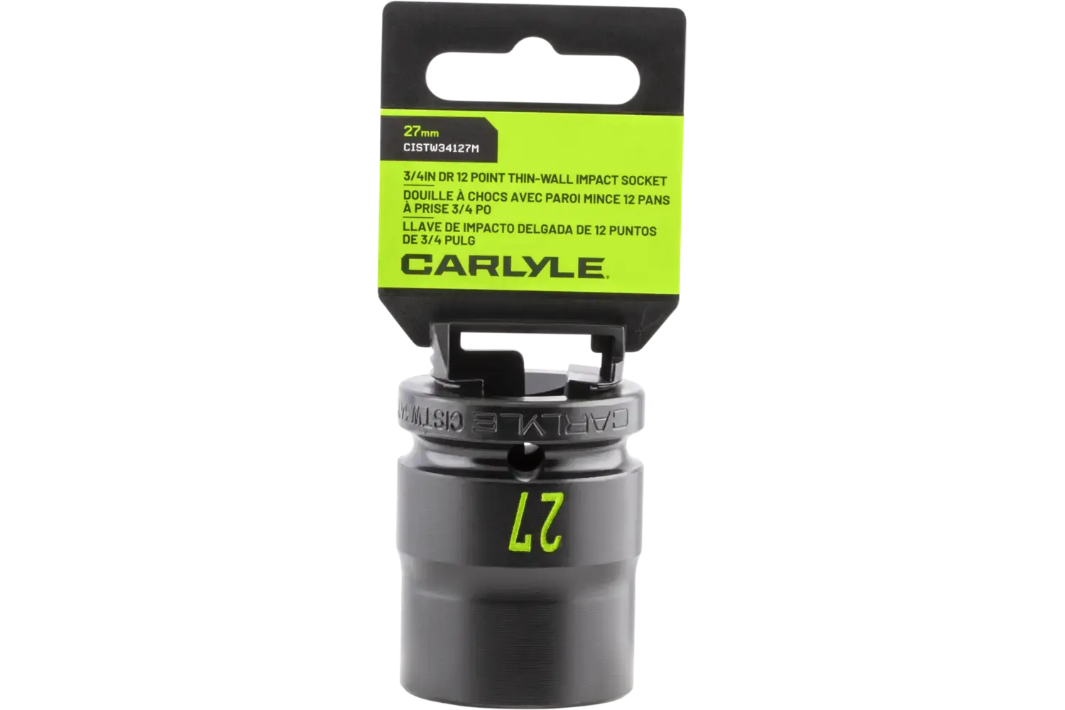 3/4 in. Drive Standard Depth Thin-Wall Impact Sockets - Metric