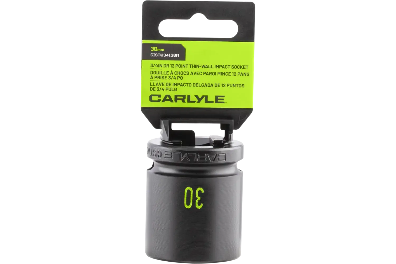 3/4 in. Drive Standard Depth Thin-Wall Impact Sockets - Metric