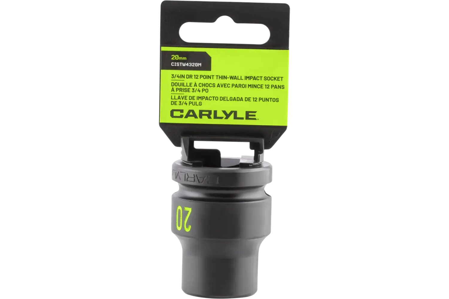 3/4 in. Drive Standard Depth Thin-Wall Impact Sockets - Metric