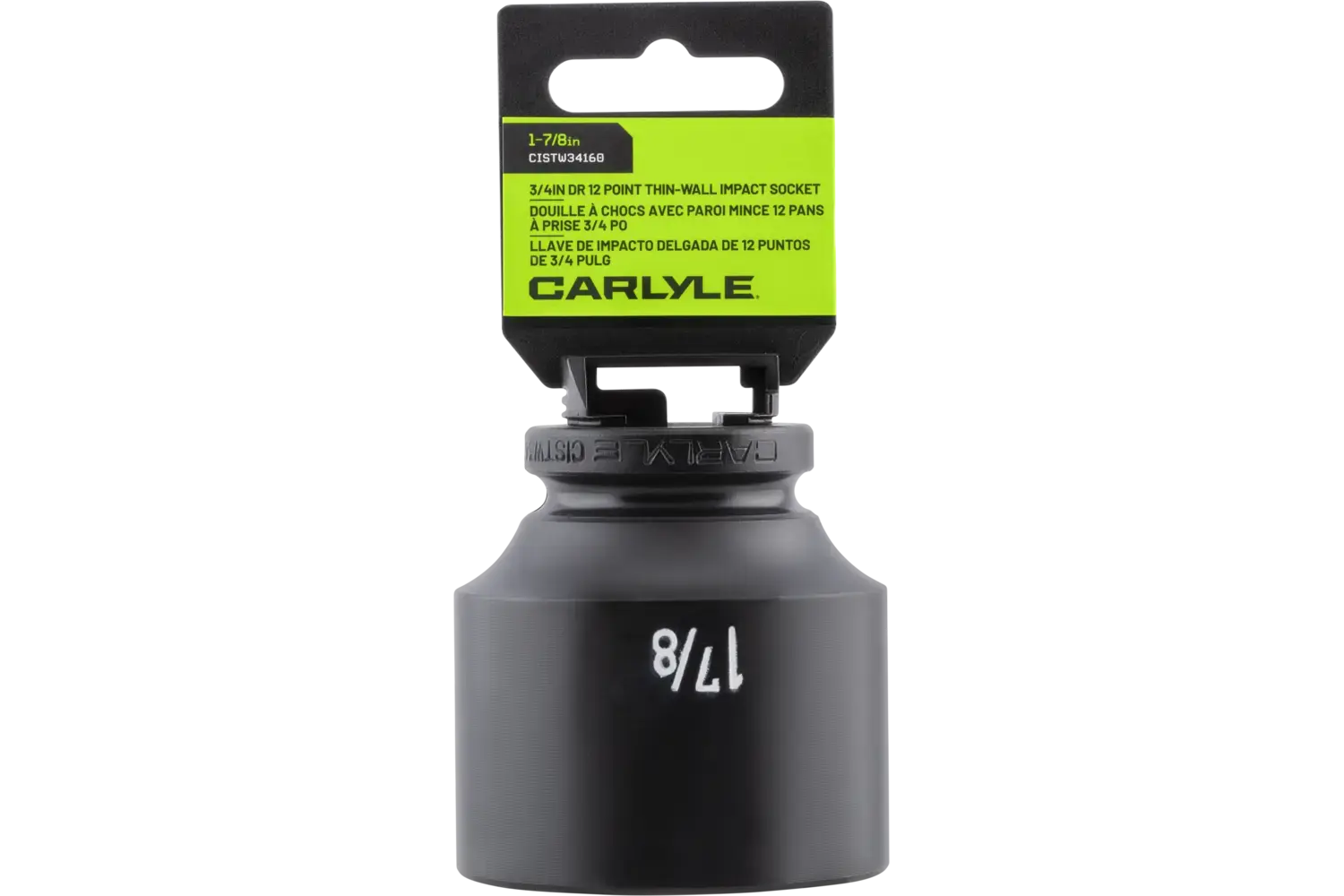 3/4 in. Drive Standard Depth Thin-Wall Impact Sockets - SAE