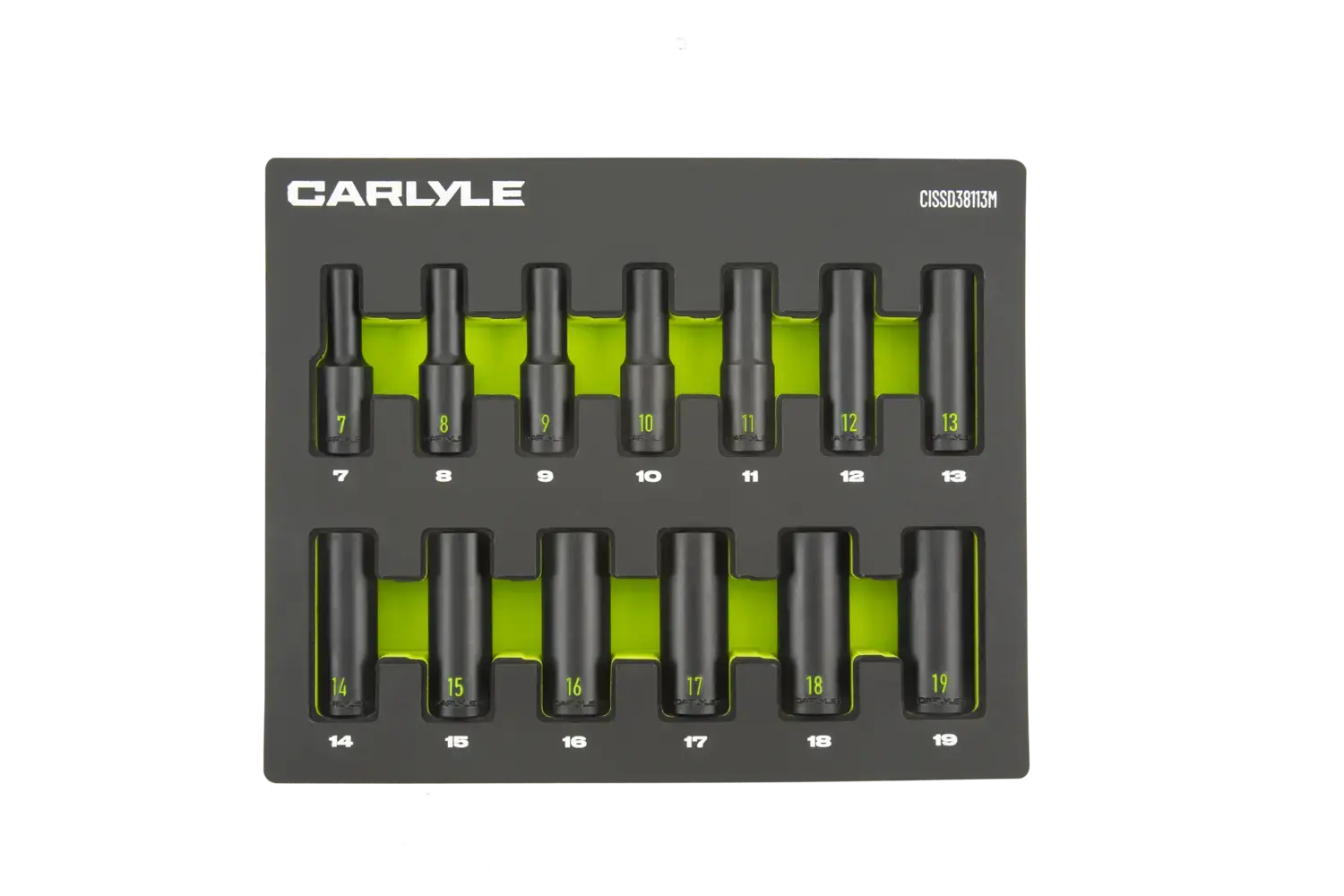 3/8 in. Drive Deep Impact Socket Sets - Metric