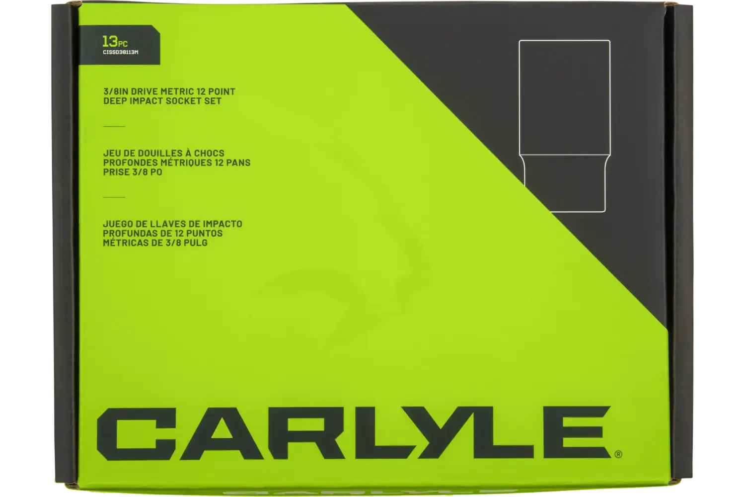 3/8 in. Drive Deep Impact Socket Sets - Metric