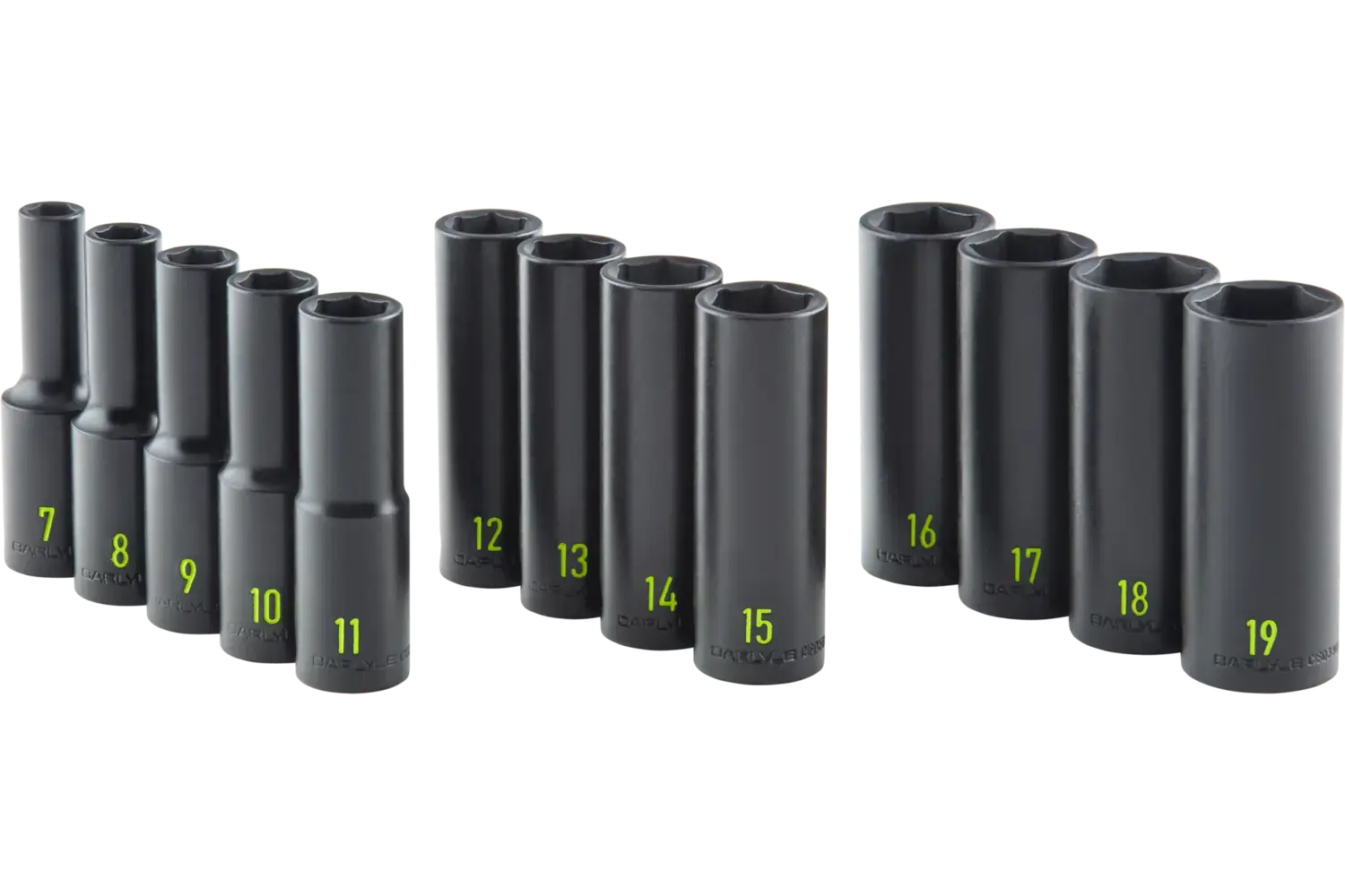 3/8 in. Drive Deep Impact Socket Sets - Metric