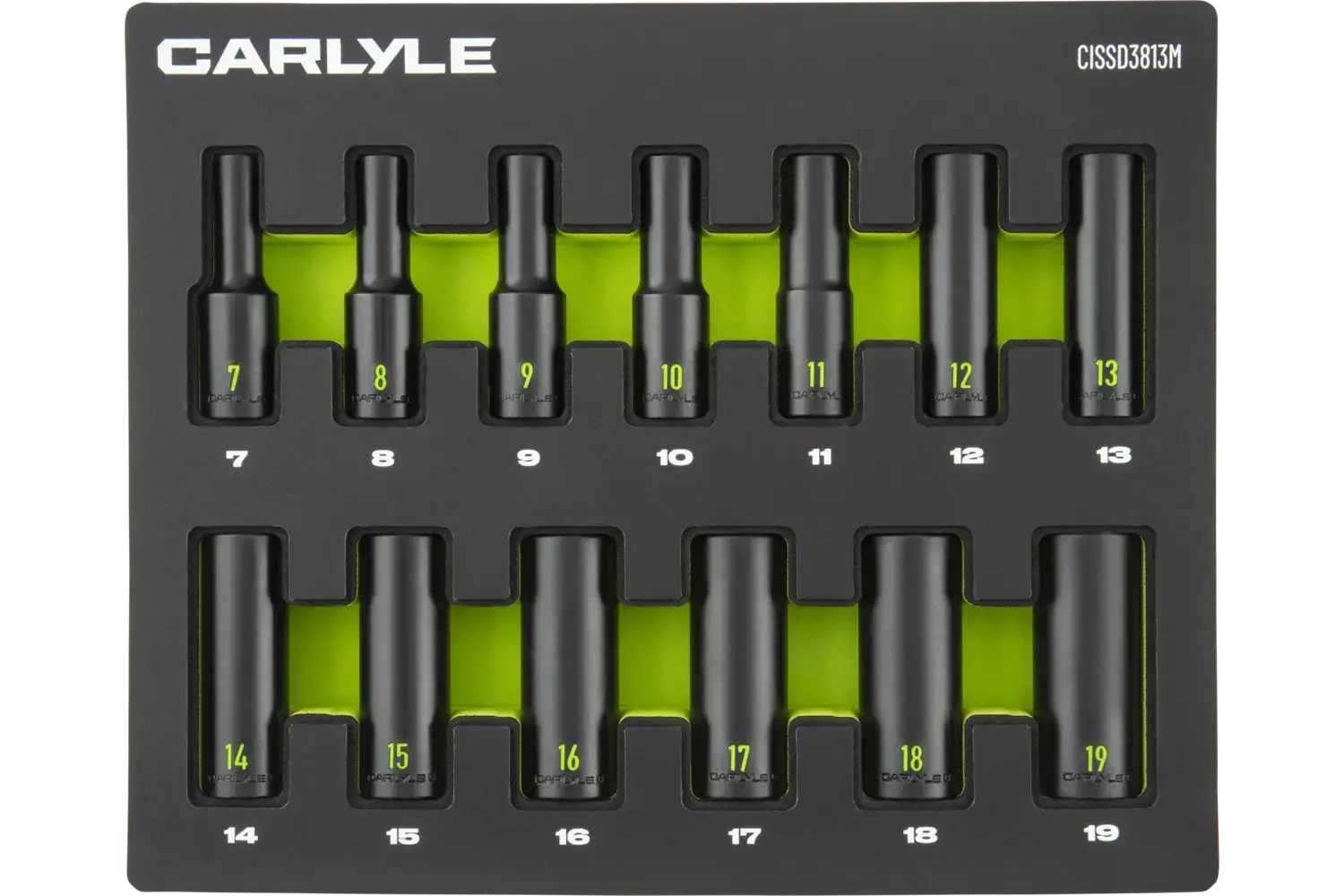 3/8 in. Drive Deep Impact Socket Sets - Metric