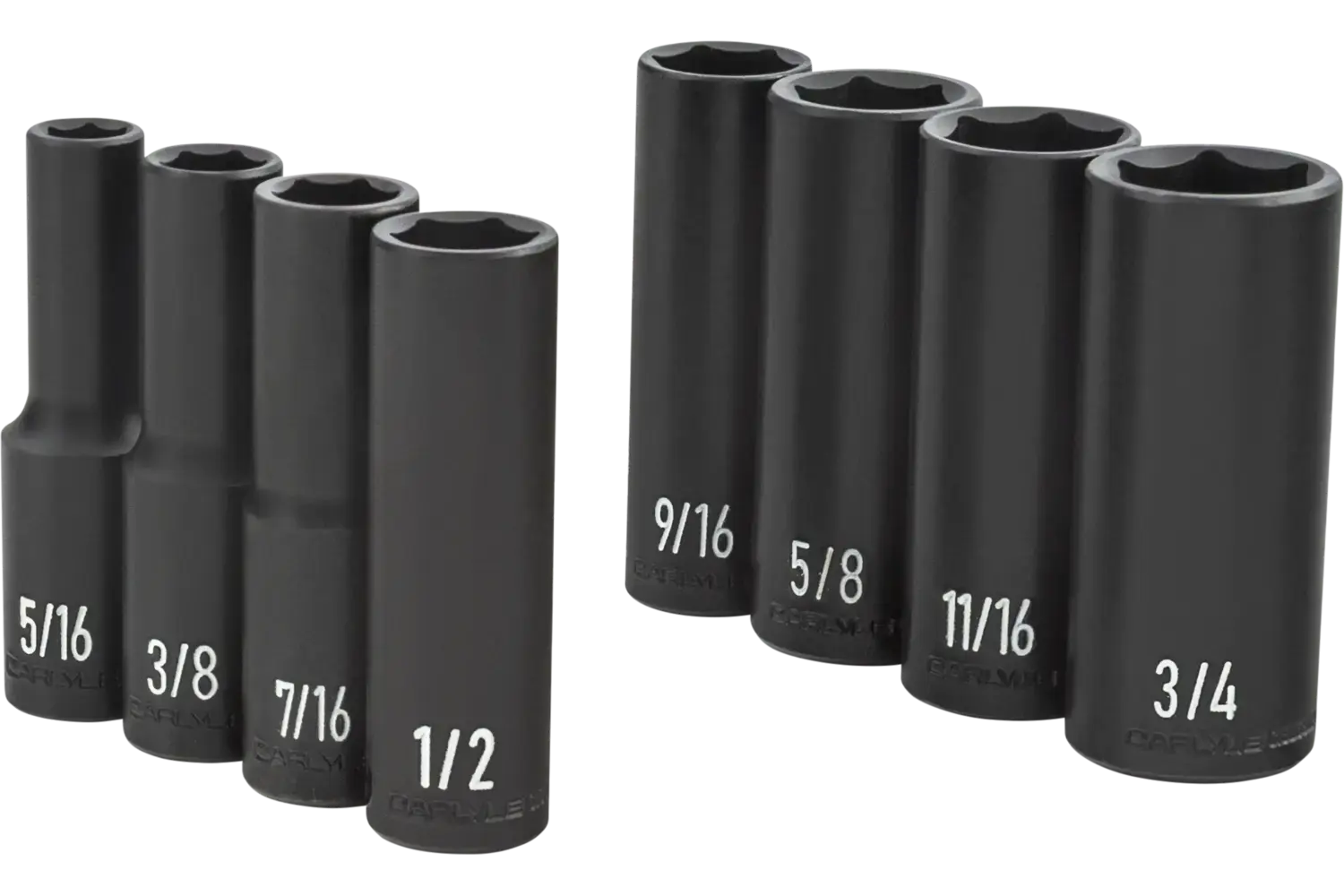 3/8 in. Drive Deep Impact Socket Sets - SAE