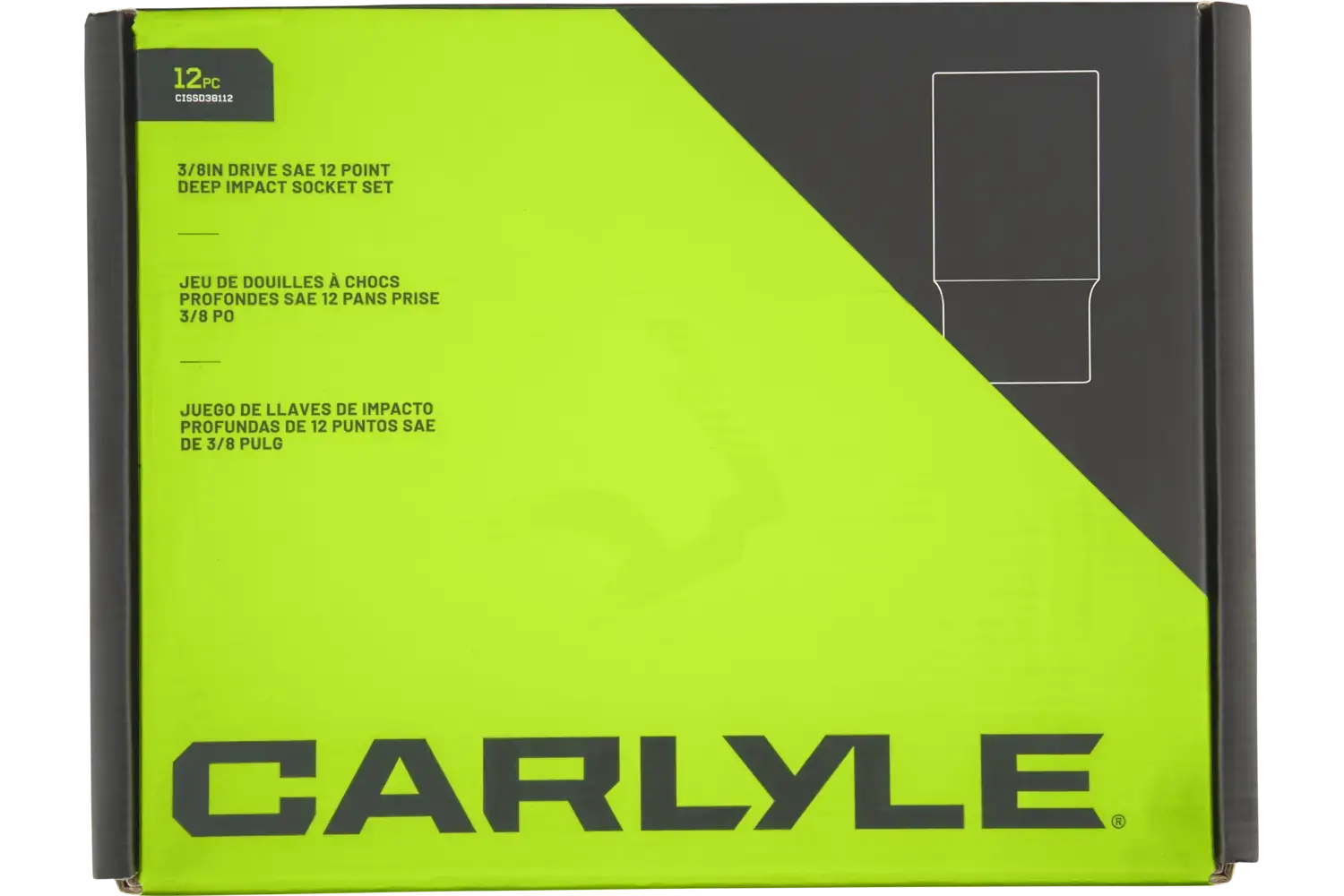 3/8 in. Drive Deep Impact Socket Sets - SAE