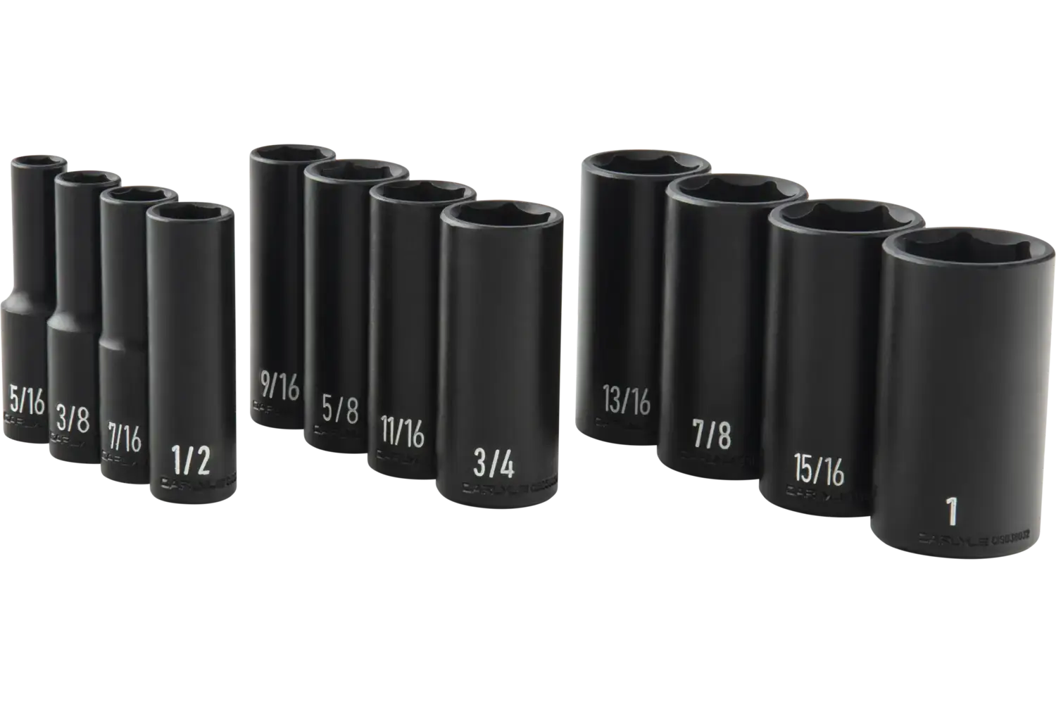 3/8 in. Drive Deep Impact Socket Sets - SAE