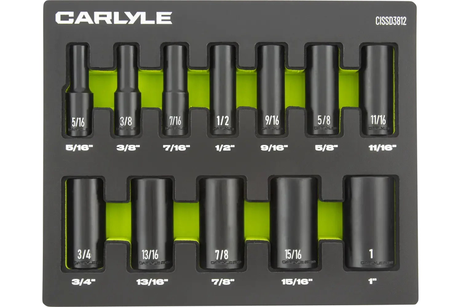 3/8 in. Drive Deep Impact Socket Sets - SAE