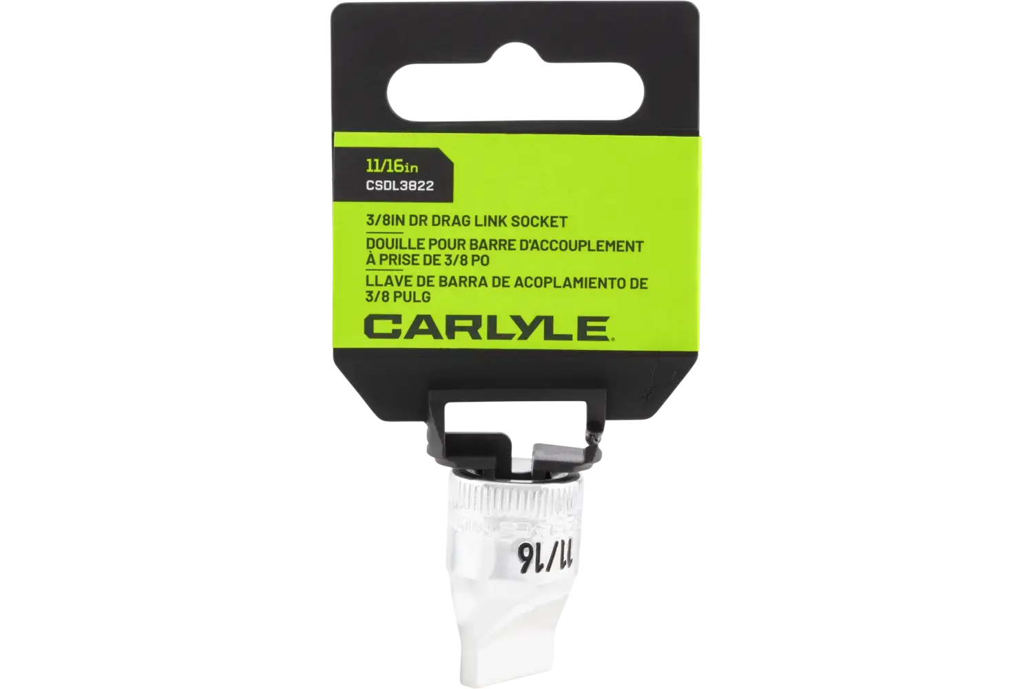 3/8 in. Drive Drag Link Chrome Sockets - SAE