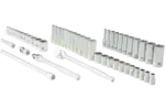 3/8 in. Drive Mixed Depths Chrome Socket and Ratchet Sets - SAE & Metric